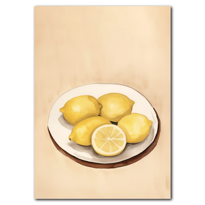 Citrusdrømme Plakat Plakana 21x30 cm (A4) Ingen ramme