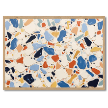 Indlæs billede til gallerivisning Colorful Mosaic Plakat Plakana 21x30 cm (A4) Egetræ

