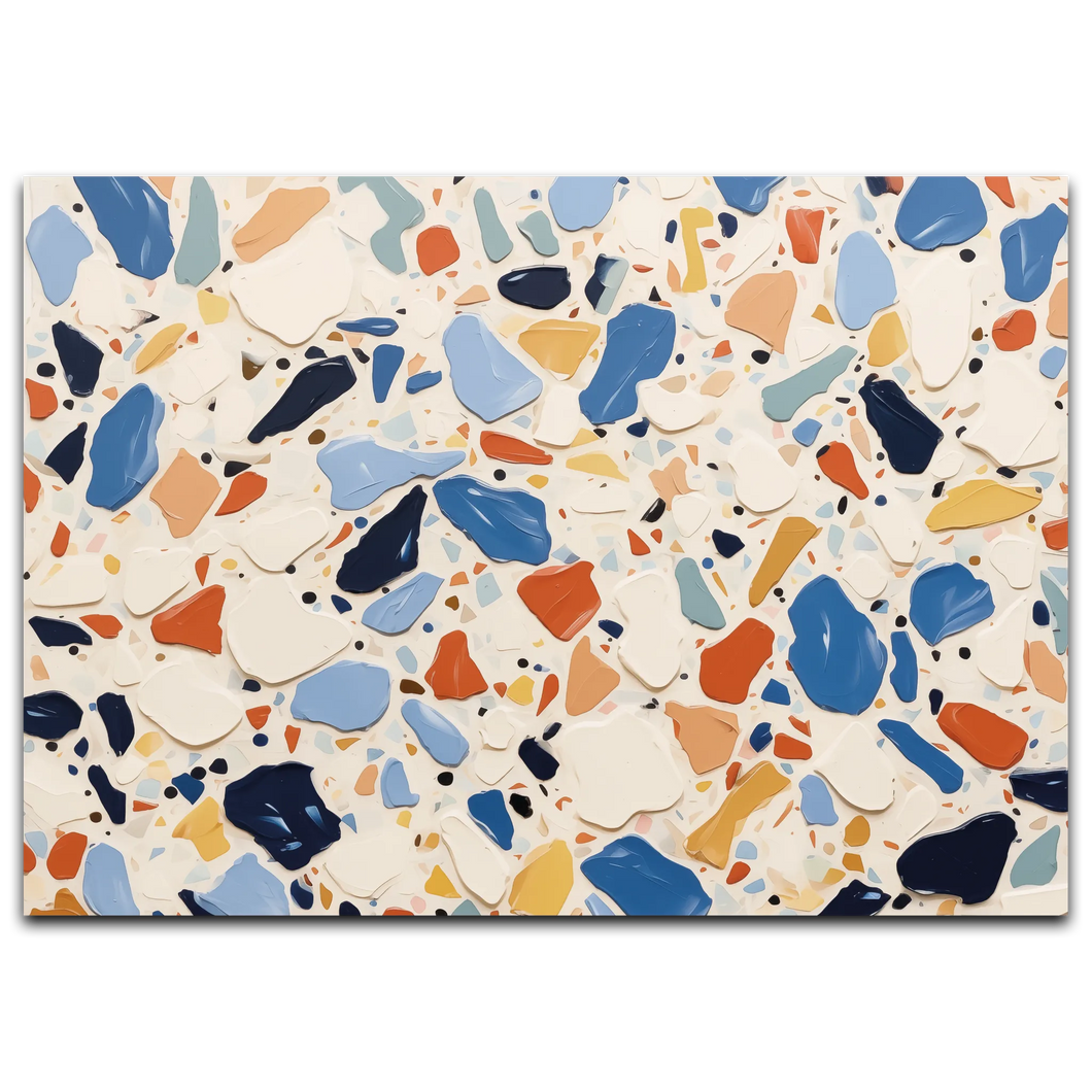 Colorful Mosaic Plakat Plakana 21x30 cm (A4) Ingen ramme