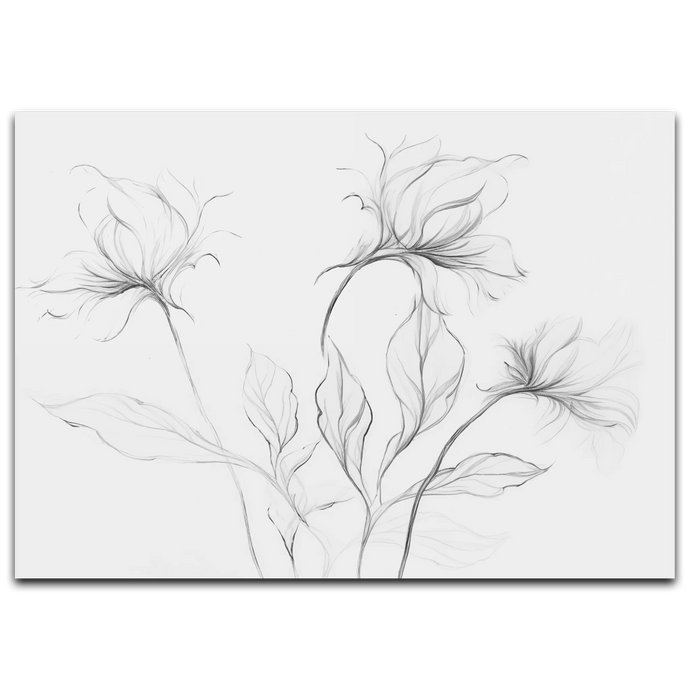 Delicate Flora Plakat Plakana 21x30 cm (A4) Ingen ramme