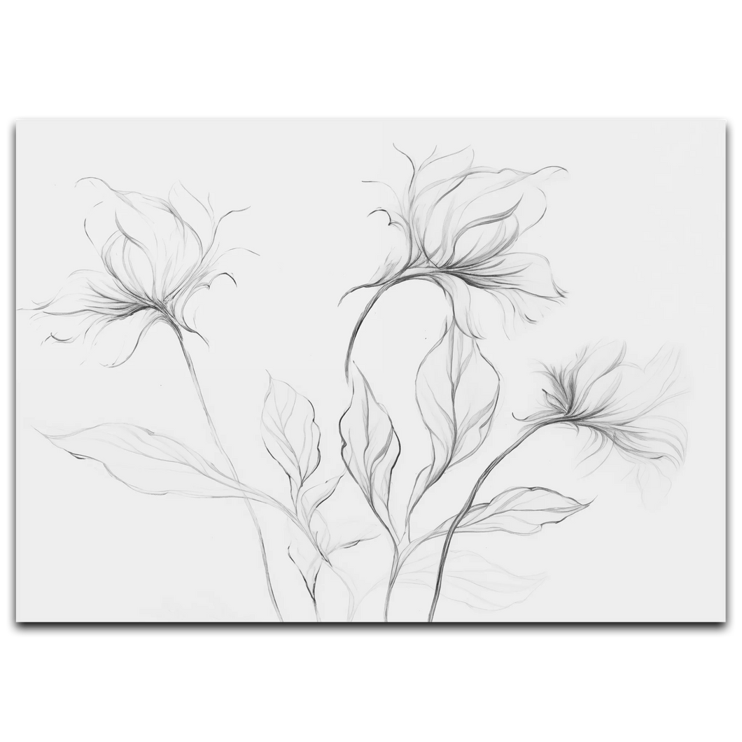 Delicate Flora Plakat Plakana 21x30 cm (A4) Ingen ramme