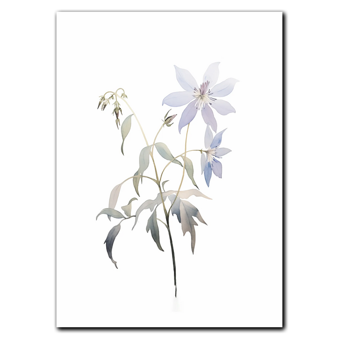 Delicate Wildflower Plakat Plakana 21x30 cm (A4) Ingen ramme