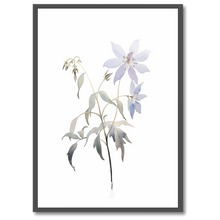 Indlæs billede til gallerivisning Delicate Wildflower Plakat Plakana 21x30 cm (A4) Sort egetræ
