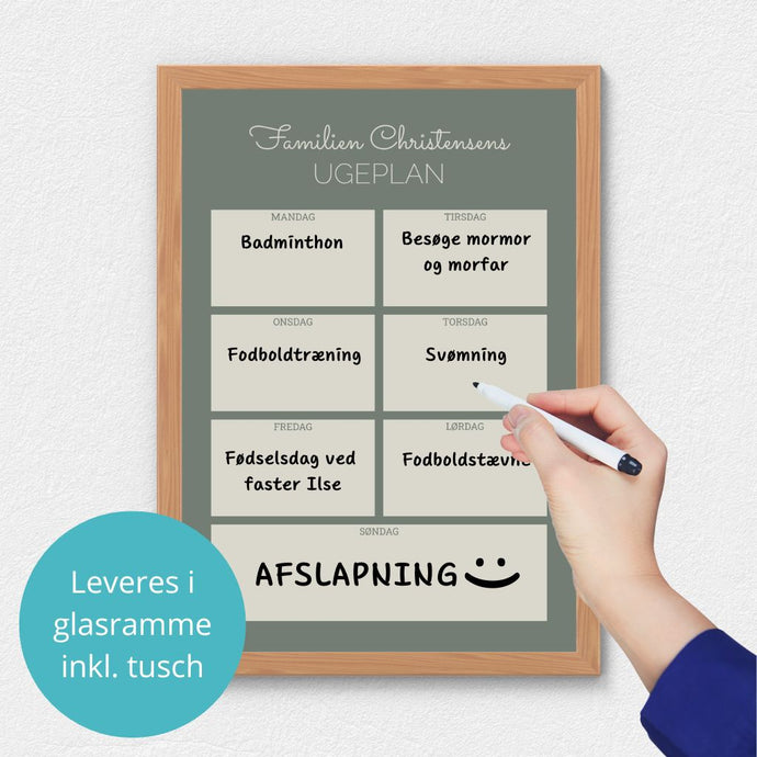Fælles ugeplan no 1 Plakana