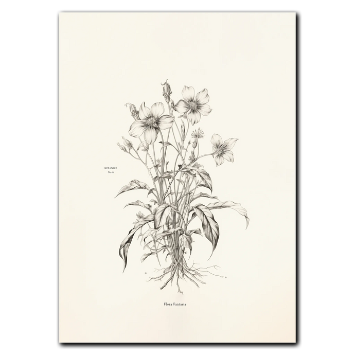 Floral Poetry Plakat Plakana 21x30 cm (A4) Ingen ramme
