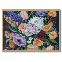 Indlæs billede til gallerivisning Floral Splendor Plakat Plakana 21x30 cm (A4) Egetræ
