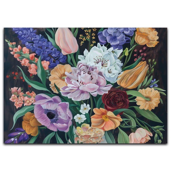Floral Splendor Plakat Plakana 21x30 cm (A4) Ingen ramme
