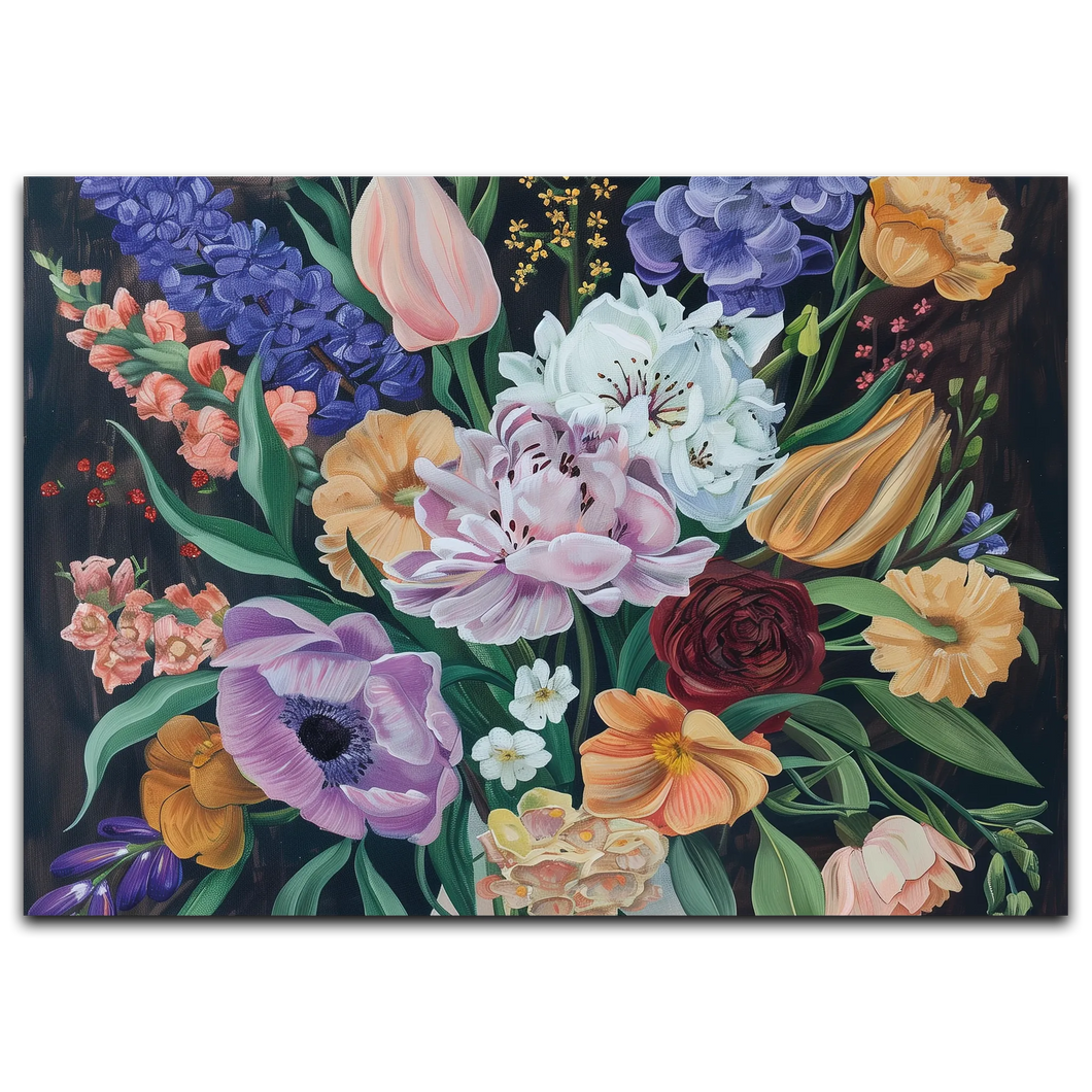 Floral Splendor Plakat Plakana 21x30 cm (A4) Ingen ramme