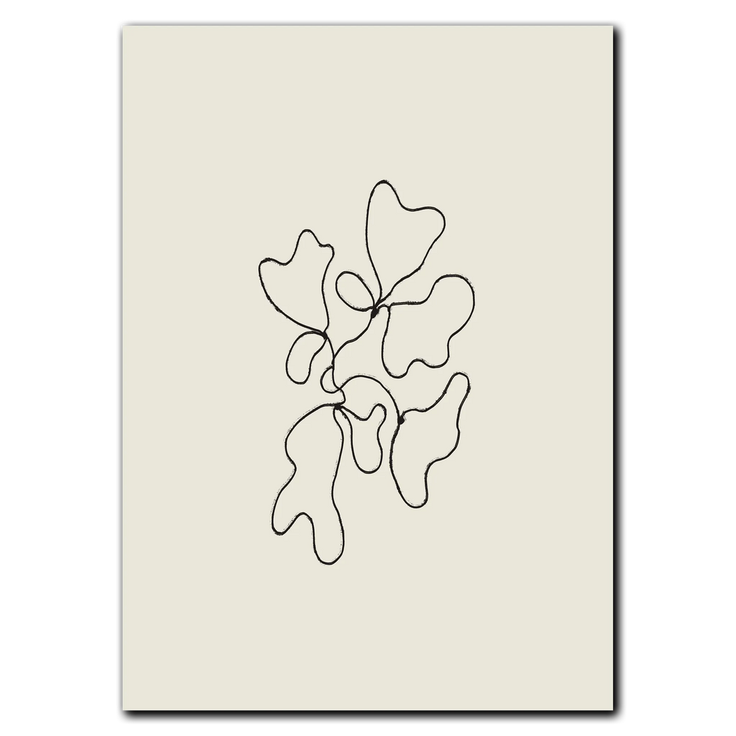 Flowing Nature Plakat Plakana 21x30 cm (A4) Ingen ramme