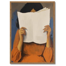 Indlæs billede til gallerivisning Fordybelse Plakat Plakana 21x30 cm (A4) Mørk egetræ
