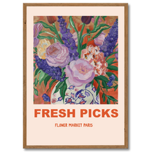Indlæs billede til gallerivisning Fresh Picks - Paris Plakana 21x30 cm (A4) Mørk egetræ

