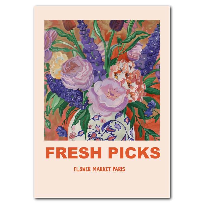 Fresh Picks - Paris Plakana 21x30 cm (A4) Ingen ramme