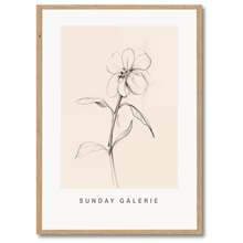 Indlæs billede til gallerivisning Galerie Sunday Plakat Plakana 21x30 cm (A4) Egetræ
