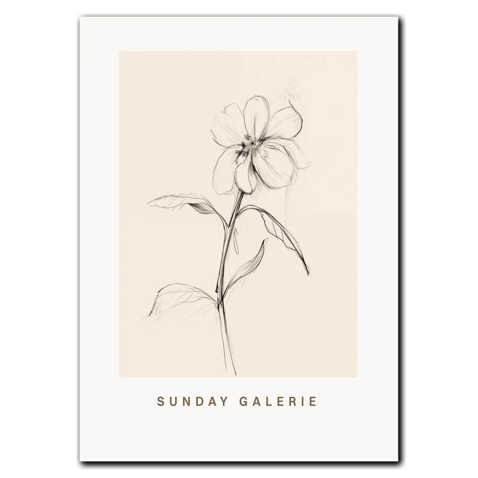Galerie Sunday Plakat Plakana 21x30 cm (A4) Ingen ramme