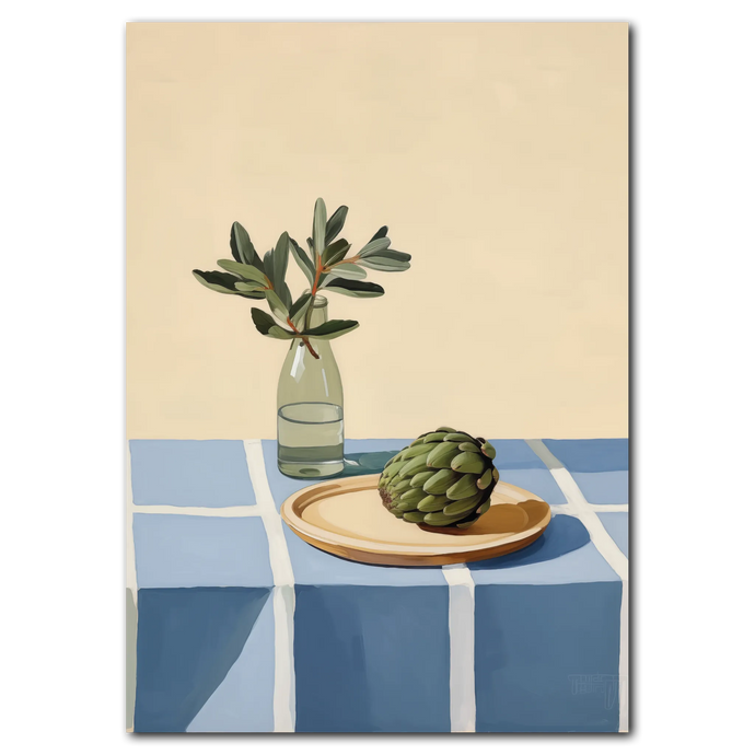 Green & Blue Harmony Plakat Plakana 21x30 cm (A4) Ingen ramme