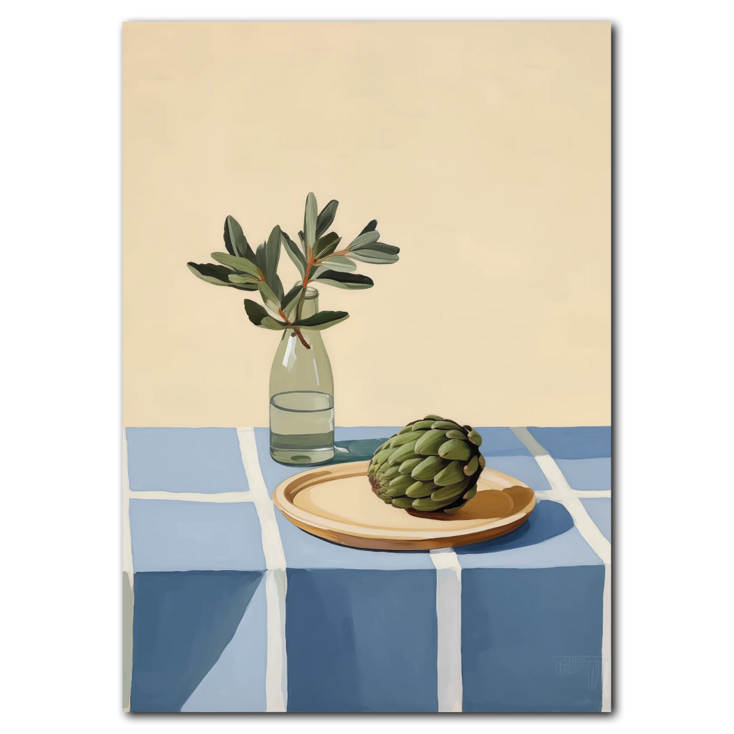 Green & Blue Harmony Plakat Plakana 21x30 cm (A4) Ingen ramme