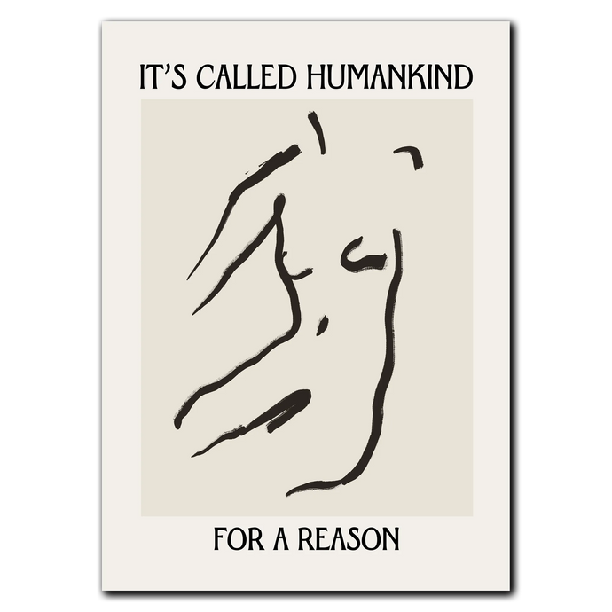 Humankind Plakat Plakana 21x30 cm (A4) Ingen ramme