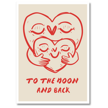 Indlæs billede til gallerivisning Infinite Love Plakat Plakana 21x30 cm (A4) Hvid Egetræ
