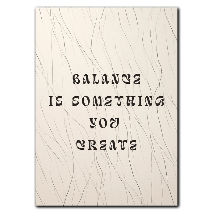 Inner Balance Plakat Plakana 21x30 cm (A4) Ingen ramme