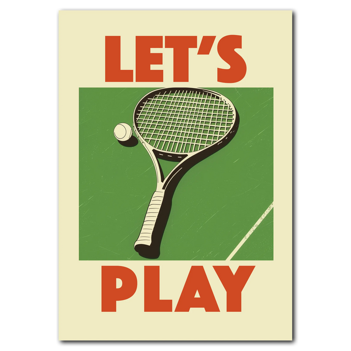 Let's Play Plakat Plakana 21x30 cm (A4) Ingen ramme
