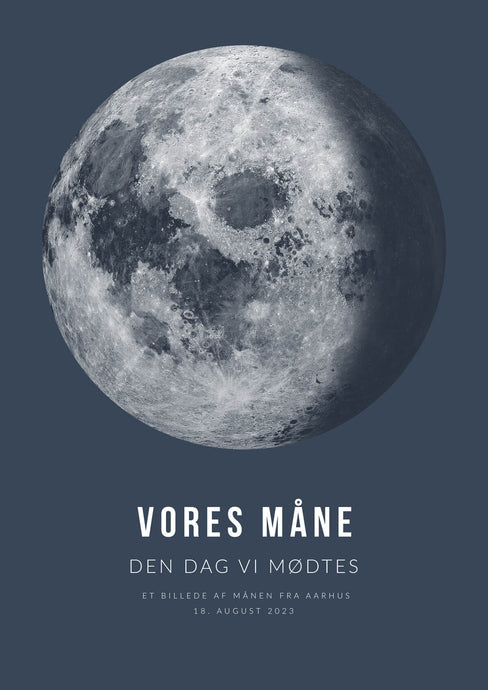 Måneplakat No. 1 Plakana