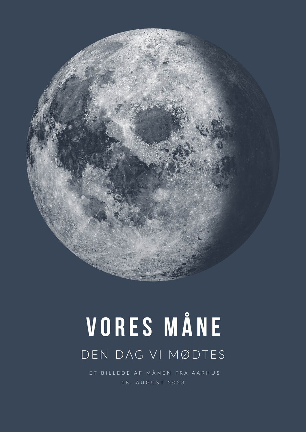 Måneplakat No. 1 Plakana