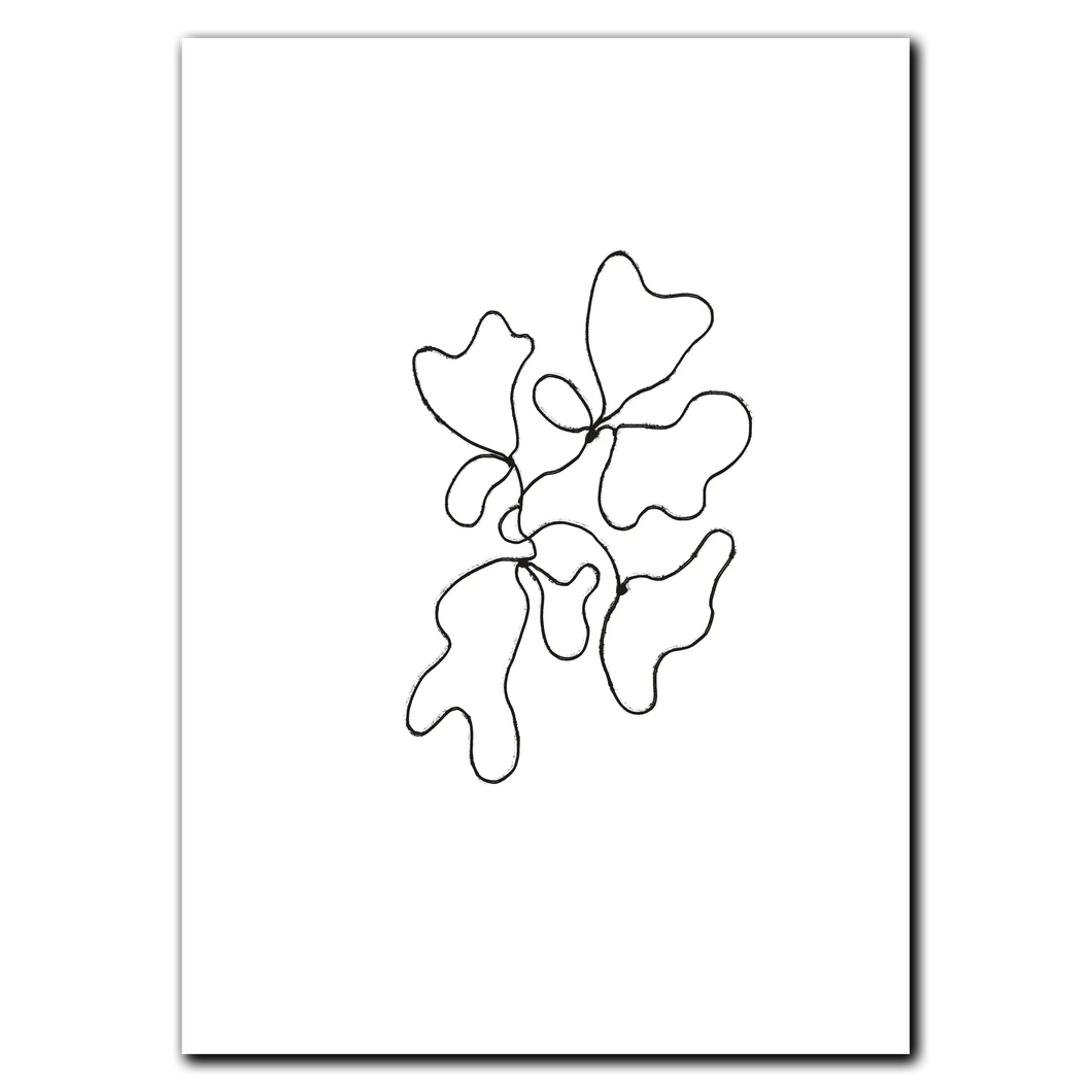 Minimalistic Lines No. 1 Plakat Plakana 21x30 cm (A4) Ingen ramme