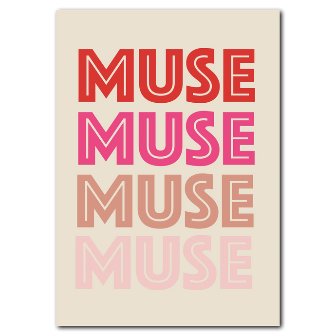 Muse No. 1 Plakat Plakana 21x30 cm (A4) Ingen ramme
