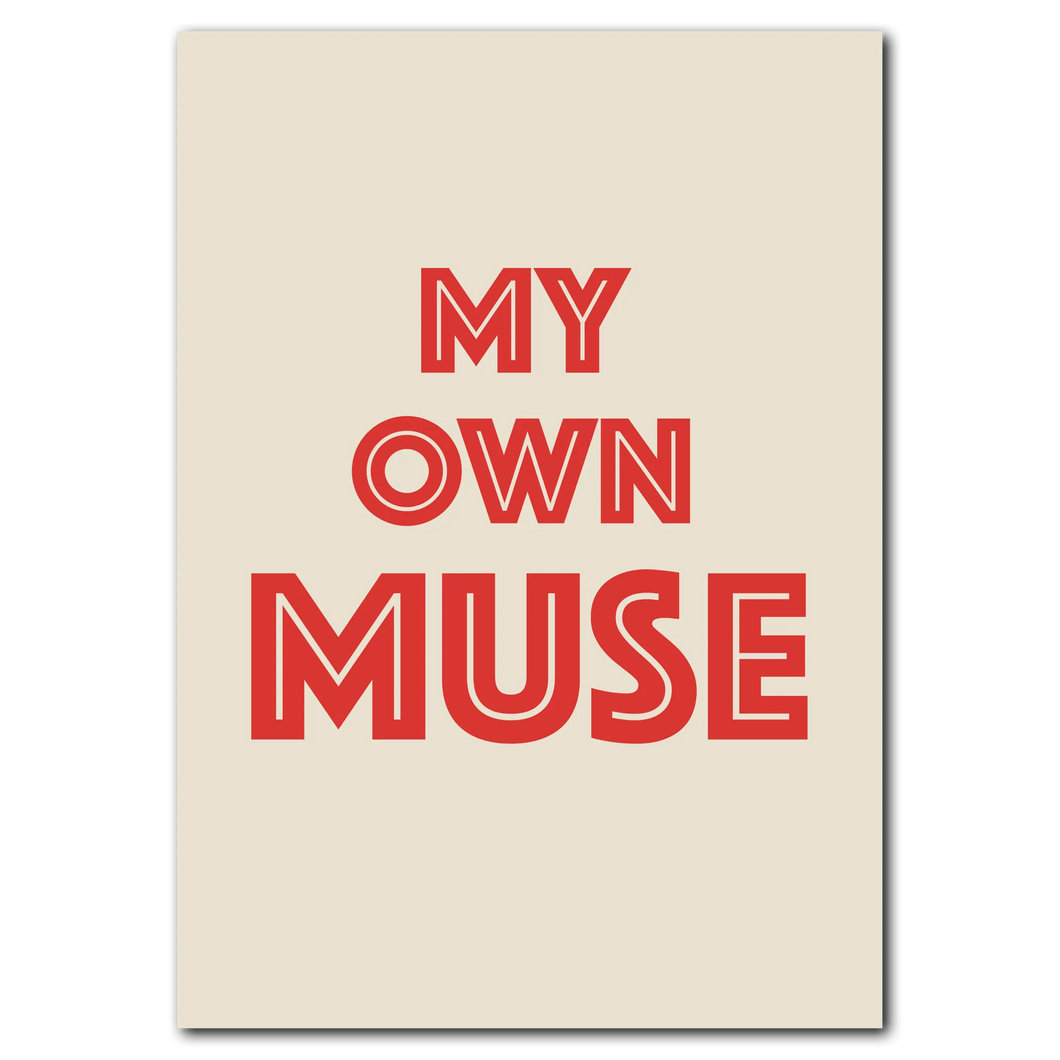 Muse No. 2 Plakat Plakana 21x30 cm (A4) Ingen ramme