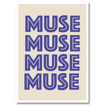 Indlæs billede til gallerivisning Muse No. 3 Plakat Plakana 21x30 cm (A4) Hvid Egetræ
