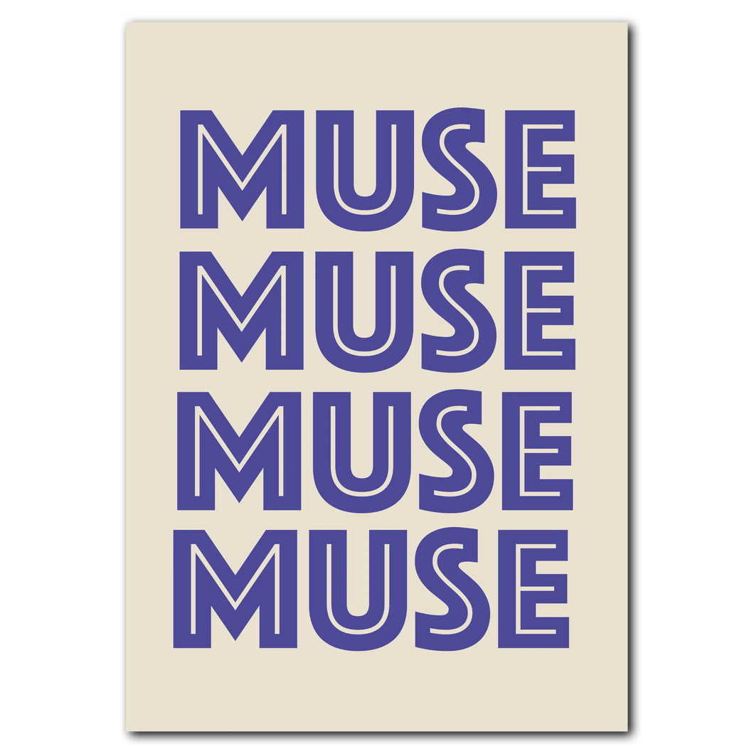 Muse No. 3 Plakat Plakana 21x30 cm (A4) Ingen ramme
