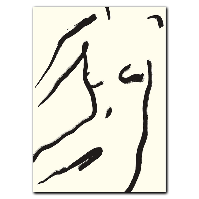 Organic Silhouette Plakat Plakana 21x30 cm (A4) Ingen ramme