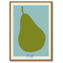 Indlæs billede til gallerivisning Pear No. 1 Plakat Plakana 21x30 cm (A4) Mørk egetræ

