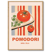 Indlæs billede til gallerivisning Pomodori Plakat Plakana 21x30 cm (A4) Egetræ
