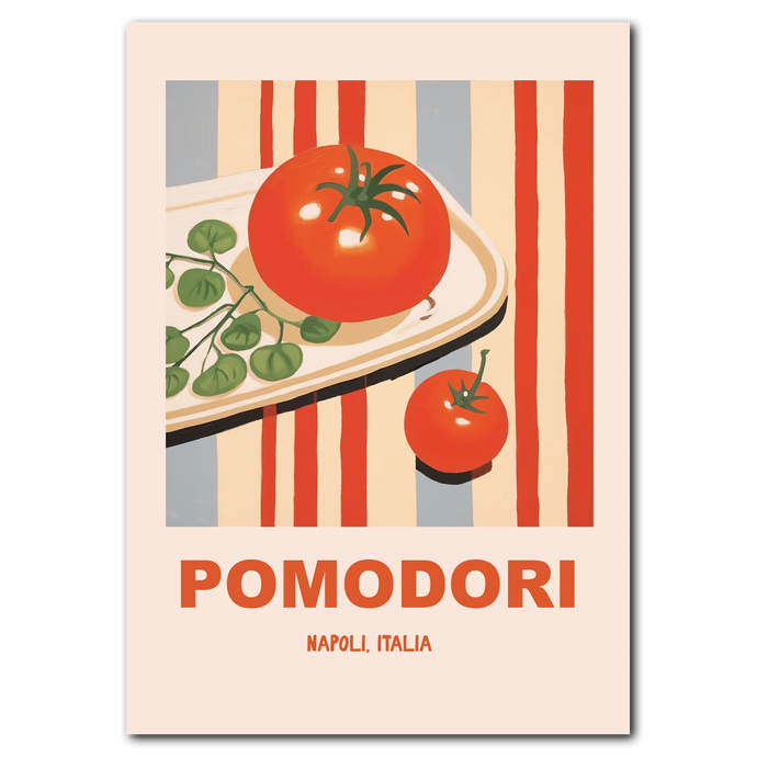Pomodori Plakat Plakana 21x30 cm (A4) Ingen ramme