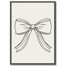 Indlæs billede til gallerivisning Ribbon No. 1 Plakat Plakana 21x30 cm (A4) Sort egetræ
