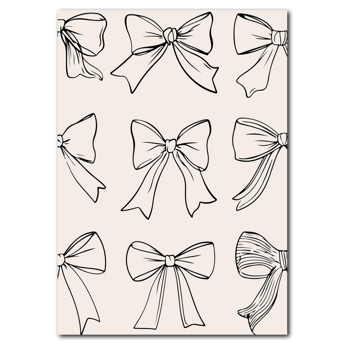Ribbon no. 4 Plakana 21x30 cm (A4) Ingen ramme