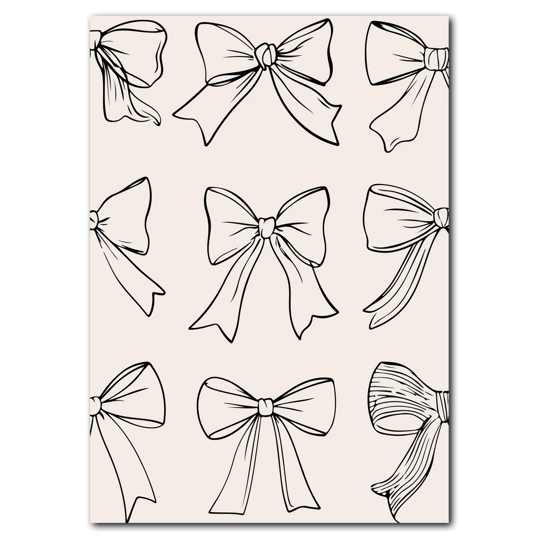 Ribbon no. 4 Plakana 21x30 cm (A4) Ingen ramme