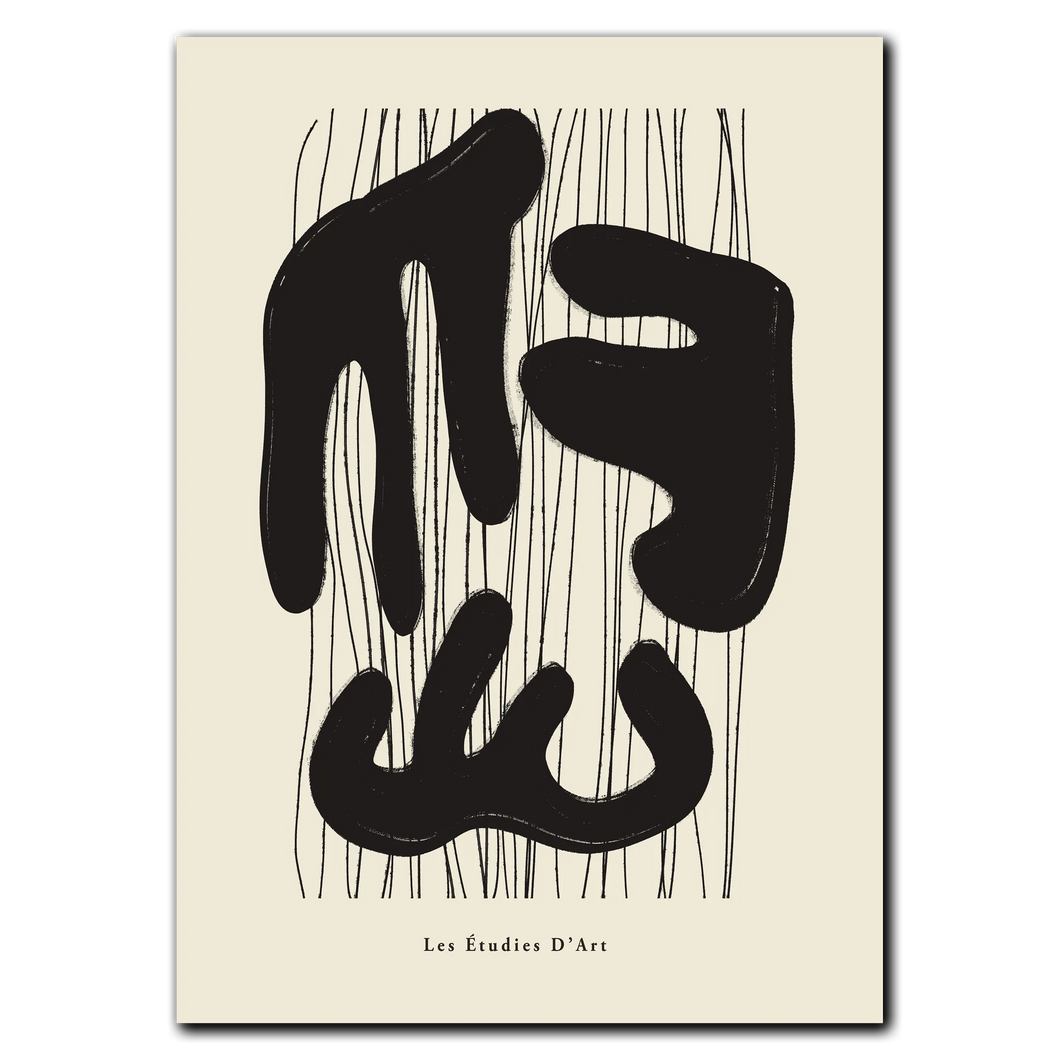 Sculptural Lines Plakat Plakana 21x30 cm (A4) Ingen ramme