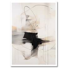 Indlæs billede til gallerivisning Shadows In Motion No. 10 Plakana 21x30 cm (A4) Hvid Egetræ
