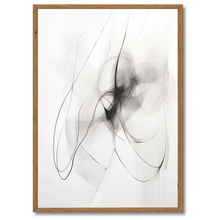 Indlæs billede til gallerivisning Shadows In Motion No. 1 Plakat Plakana 21x30 cm (A4) Mørk egetræ
