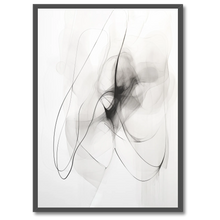 Indlæs billede til gallerivisning Shadows In Motion No. 1 Plakat Plakana 21x30 cm (A4) Sort egetræ
