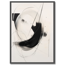 Indlæs billede til gallerivisning Shadows In Motion No. 3 Plakat Plakana 21x30 cm (A4) Sort egetræ
