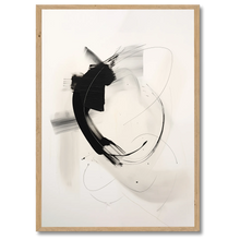Indlæs billede til gallerivisning Shadows In Motion No. 4 Plakana 21x30 cm (A4) Egetræ
