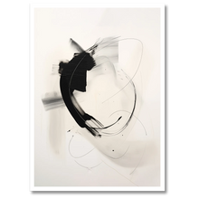 Indlæs billede til gallerivisning Shadows In Motion No. 4 Plakana 21x30 cm (A4) Hvid Egetræ
