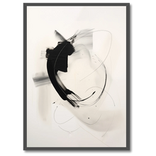 Indlæs billede til gallerivisning Shadows In Motion No. 4 Plakana 21x30 cm (A4) Sort egetræ
