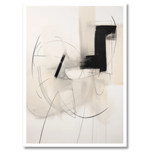 Indlæs billede til gallerivisning Shadows In Motion No. 6 Plakat Plakana 21x30 cm (A4) Hvid Egetræ
