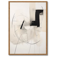 Indlæs billede til gallerivisning Shadows In Motion No. 6 Plakat Plakana 21x30 cm (A4) Mørk egetræ
