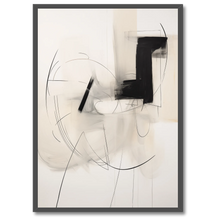 Indlæs billede til gallerivisning Shadows In Motion No. 6 Plakat Plakana 21x30 cm (A4) Sort egetræ
