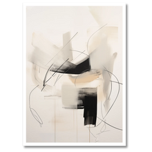 Indlæs billede til gallerivisning Shadows In Motion No. 7 Plakat Plakana 21x30 cm (A4) Hvid Egetræ
